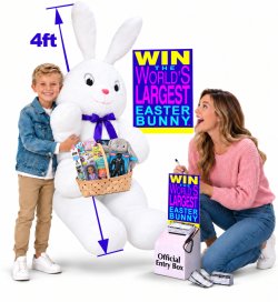 Giant Easter Bunny | Retail Traffic Promotion or Fundraiser